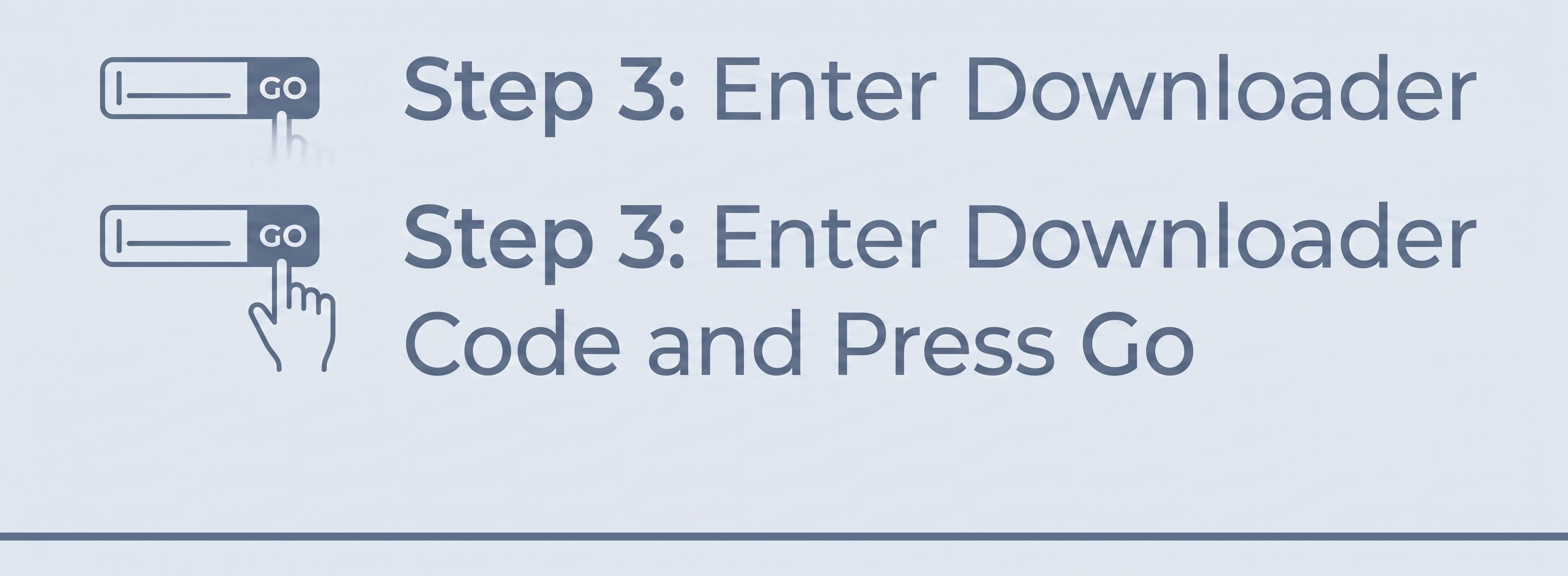 Downloader Code Screen